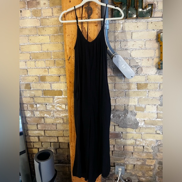 Z Supply Flared Gauze Jumpsuit in Black - Picture 9 of 9